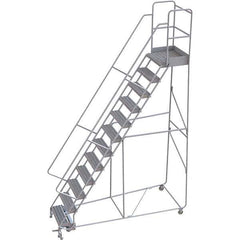 TRI-ARC - Rolling & Wall Mounted Ladders & Platforms Type: Rolling Warehouse Ladder Style: Rolling Safety Ladder - Apex Tool & Supply