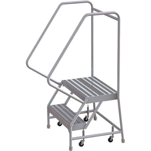 TRI-ARC - Rolling & Wall Mounted Ladders & Platforms Type: Rolling Warehouse Ladder Style: Rolling Safety Ladder - Apex Tool & Supply