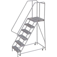 TRI-ARC - Rolling & Wall Mounted Ladders & Platforms Type: Rolling Warehouse Ladder Style: Rolling Safety Ladder - Apex Tool & Supply