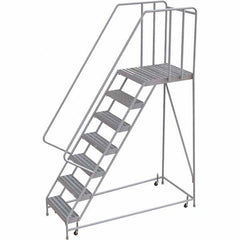TRI-ARC - Rolling & Wall Mounted Ladders & Platforms Type: Rolling Warehouse Ladder Style: Rolling Safety Ladder - Apex Tool & Supply