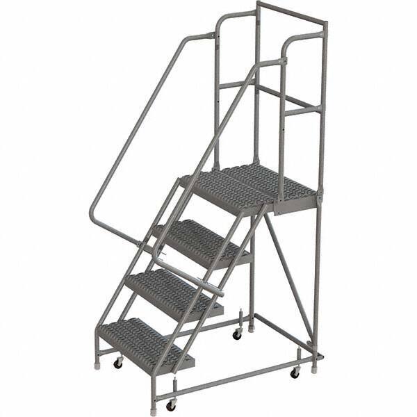 TRI-ARC - Rolling & Wall Mounted Ladders & Platforms Type: Rolling Warehouse Ladder Style: Rolling Platform Ladder - Apex Tool & Supply