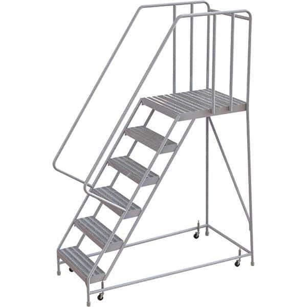 TRI-ARC - Rolling & Wall Mounted Ladders & Platforms Type: Rolling Warehouse Ladder Style: Rolling Safety Ladder - Apex Tool & Supply