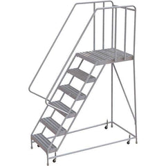 TRI-ARC - Rolling & Wall Mounted Ladders & Platforms Type: Rolling Warehouse Ladder Style: Rolling Safety Ladder - Apex Tool & Supply