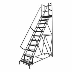 TRI-ARC - Rolling & Wall Mounted Ladders & Platforms Type: Rolling Warehouse Ladder Style: Rolling Platform Ladder - Apex Tool & Supply