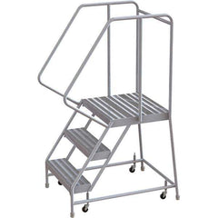 TRI-ARC - Rolling & Wall Mounted Ladders & Platforms Type: Rolling Warehouse Ladder Style: Rolling Safety Ladder - Apex Tool & Supply