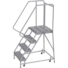 TRI-ARC - Rolling & Wall Mounted Ladders & Platforms Type: Rolling Warehouse Ladder Style: Rolling Safety Ladder - Apex Tool & Supply