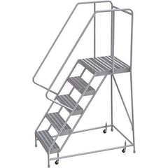 TRI-ARC - Rolling & Wall Mounted Ladders & Platforms Type: Rolling Warehouse Ladder Style: Rolling Safety Ladder - Apex Tool & Supply