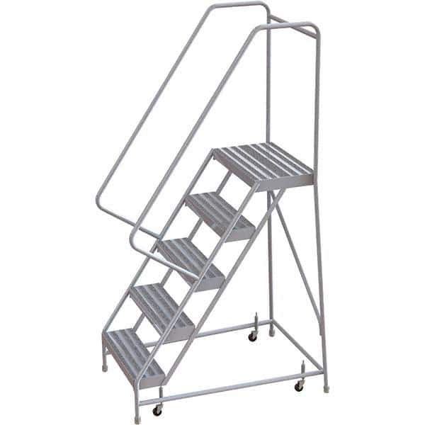 TRI-ARC - Rolling & Wall Mounted Ladders & Platforms Type: Rolling Warehouse Ladder Style: Rolling Safety Ladder - Apex Tool & Supply