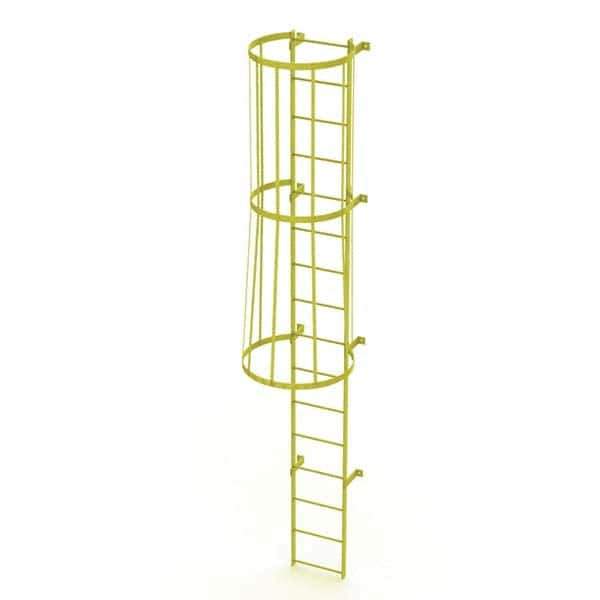TRI-ARC - Rolling & Wall Mounted Ladders & Platforms Type: Fixed Ladder Style: Safety Cage - Apex Tool & Supply