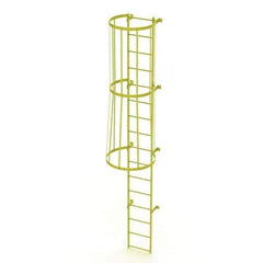 TRI-ARC - Rolling & Wall Mounted Ladders & Platforms Type: Fixed Ladder Style: Safety Cage - Apex Tool & Supply
