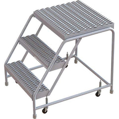 TRI-ARC - Rolling & Wall Mounted Ladders & Platforms Type: Rolling Warehouse Ladder Style: Rolling Safety Ladder - Apex Tool & Supply