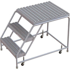 TRI-ARC - Rolling & Wall Mounted Ladders & Platforms Type: Rolling Warehouse Ladder Style: Rolling Safety Ladder - Apex Tool & Supply