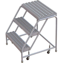 TRI-ARC - Rolling & Wall Mounted Ladders & Platforms Type: Rolling Warehouse Ladder Style: Rolling Safety Ladder - Apex Tool & Supply