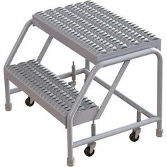 TRI-ARC - Rolling & Wall Mounted Ladders & Platforms Type: Rolling Warehouse Ladder Style: Rolling Safety Ladder - Apex Tool & Supply
