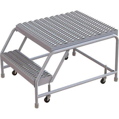 TRI-ARC - Rolling & Wall Mounted Ladders & Platforms Type: Rolling Warehouse Ladder Style: Rolling Safety Ladder - Apex Tool & Supply