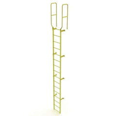 TRI-ARC - Rolling & Wall Mounted Ladders & Platforms Type: Fixed Ladder Style: Safety Cage - Apex Tool & Supply