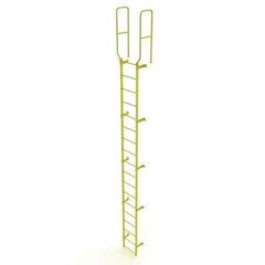 TRI-ARC - Rolling & Wall Mounted Ladders & Platforms Type: Fixed Ladder Style: Safety Cage - Apex Tool & Supply