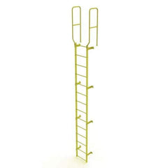 TRI-ARC - Rolling & Wall Mounted Ladders & Platforms Type: Fixed Ladder Style: Safety Cage - Apex Tool & Supply