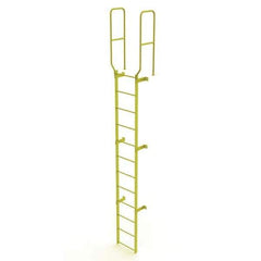 TRI-ARC - Rolling & Wall Mounted Ladders & Platforms Type: Fixed Ladder Style: Safety Cage - Apex Tool & Supply