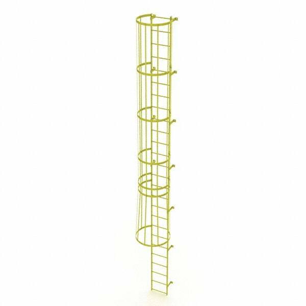 TRI-ARC - Rolling & Wall Mounted Ladders & Platforms Type: Fixed Ladder Style: Safety Cage - Apex Tool & Supply