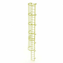 TRI-ARC - Rolling & Wall Mounted Ladders & Platforms Type: Fixed Ladder Style: Safety Cage - Apex Tool & Supply