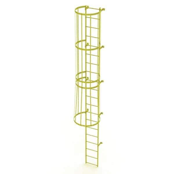 TRI-ARC - Rolling & Wall Mounted Ladders & Platforms Type: Fixed Ladder Style: Safety Cage - Apex Tool & Supply