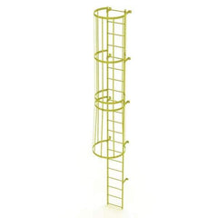 TRI-ARC - Rolling & Wall Mounted Ladders & Platforms Type: Fixed Ladder Style: Safety Cage - Apex Tool & Supply