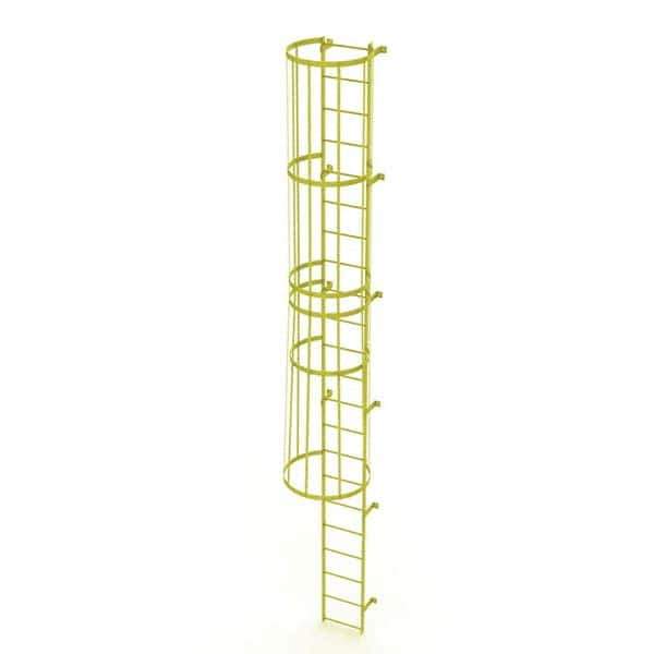 TRI-ARC - Rolling & Wall Mounted Ladders & Platforms Type: Fixed Ladder Style: Safety Cage - Apex Tool & Supply