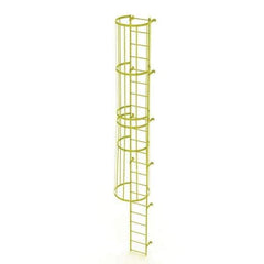 TRI-ARC - Rolling & Wall Mounted Ladders & Platforms Type: Fixed Ladder Style: Safety Cage - Apex Tool & Supply