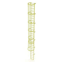 TRI-ARC - Rolling & Wall Mounted Ladders & Platforms Type: Fixed Ladder Style: Safety Cage - Apex Tool & Supply