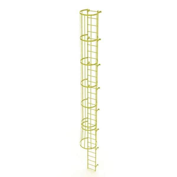 TRI-ARC - Rolling & Wall Mounted Ladders & Platforms Type: Fixed Ladder Style: Safety Cage - Apex Tool & Supply
