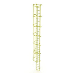 TRI-ARC - Rolling & Wall Mounted Ladders & Platforms Type: Fixed Ladder Style: Safety Cage - Apex Tool & Supply