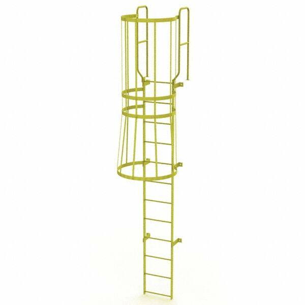 TRI-ARC - Rolling & Wall Mounted Ladders & Platforms Type: Fixed Ladder Style: Safety Cage - Apex Tool & Supply