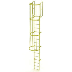 TRI-ARC - Rolling & Wall Mounted Ladders & Platforms Type: Fixed Ladder Style: Safety Cage - Apex Tool & Supply