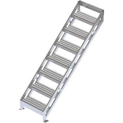 TRI-ARC - Rolling & Wall Mounted Ladders & Platforms Type: Ladder Style: Stair Unit - Apex Tool & Supply