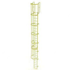 TRI-ARC - Rolling & Wall Mounted Ladders & Platforms Type: Fixed Ladder Style: Safety Cage - Apex Tool & Supply
