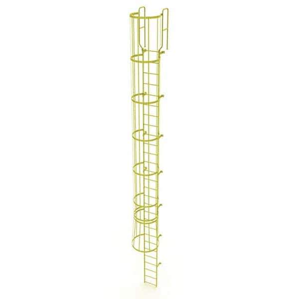 TRI-ARC - Rolling & Wall Mounted Ladders & Platforms Type: Fixed Ladder Style: Safety Cage - Apex Tool & Supply