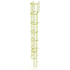 TRI-ARC - Rolling & Wall Mounted Ladders & Platforms Type: Fixed Ladder Style: Safety Cage - Apex Tool & Supply