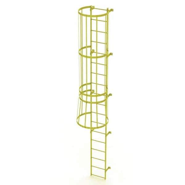 TRI-ARC - Rolling & Wall Mounted Ladders & Platforms Type: Fixed Ladder Style: Safety Cage - Apex Tool & Supply