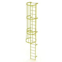 TRI-ARC - Rolling & Wall Mounted Ladders & Platforms Type: Fixed Ladder Style: Safety Cage - Apex Tool & Supply