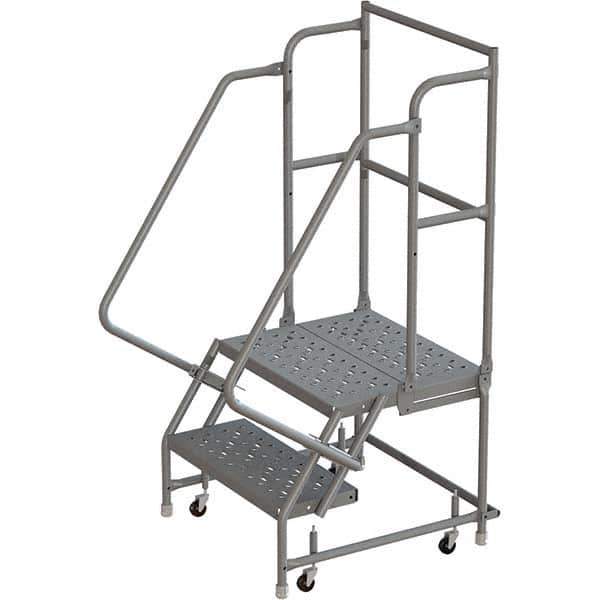 TRI-ARC - Rolling & Wall Mounted Ladders & Platforms Type: Rolling Warehouse Ladder Style: Rolling Platform Ladder - Apex Tool & Supply