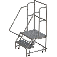 TRI-ARC - Rolling & Wall Mounted Ladders & Platforms Type: Rolling Warehouse Ladder Style: Rolling Platform Ladder - Apex Tool & Supply