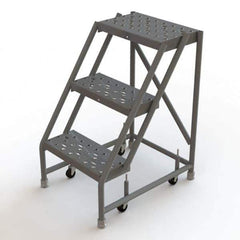 TRI-ARC - Rolling & Wall Mounted Ladders & Platforms Type: Rolling Warehouse Ladder Style: Rolling Platform Ladder - Apex Tool & Supply