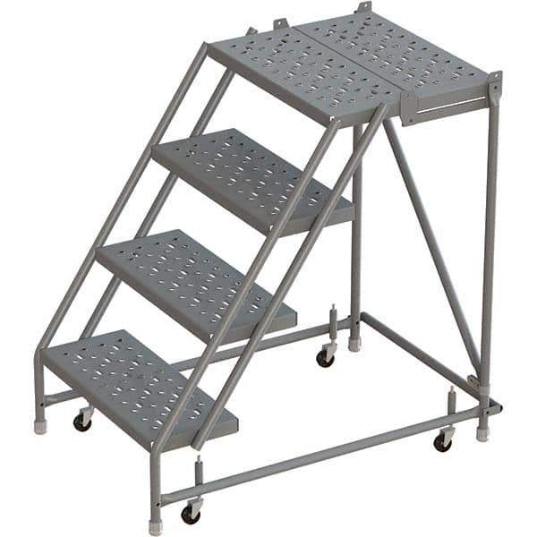 TRI-ARC - Rolling & Wall Mounted Ladders & Platforms Type: Rolling Warehouse Ladder Style: Rolling Platform Ladder - Apex Tool & Supply