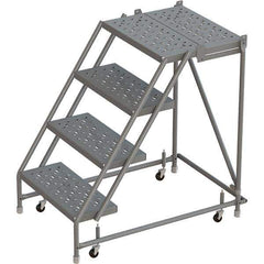 TRI-ARC - Rolling & Wall Mounted Ladders & Platforms Type: Rolling Warehouse Ladder Style: Rolling Platform Ladder - Apex Tool & Supply
