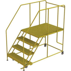 TRI-ARC - Rolling & Wall Mounted Ladders & Platforms Type: Rolling Work Platform Style: Steel Work Platform - Apex Tool & Supply