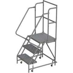 TRI-ARC - Rolling & Wall Mounted Ladders & Platforms Type: Rolling Warehouse Ladder Style: Rolling Platform Ladder - Apex Tool & Supply