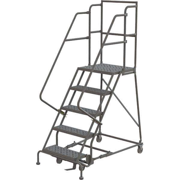 TRI-ARC - Rolling & Wall Mounted Ladders & Platforms Type: Rolling Warehouse Ladder Style: Rolling Platform Ladder - Apex Tool & Supply