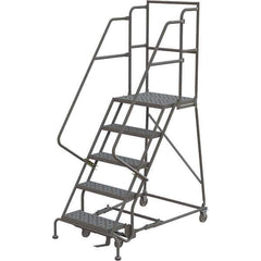 TRI-ARC - Rolling & Wall Mounted Ladders & Platforms Type: Rolling Warehouse Ladder Style: Rolling Platform Ladder - Apex Tool & Supply