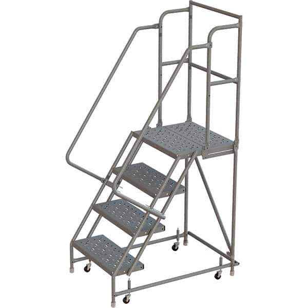 TRI-ARC - Rolling & Wall Mounted Ladders & Platforms Type: Rolling Warehouse Ladder Style: Rolling Platform Ladder - Apex Tool & Supply